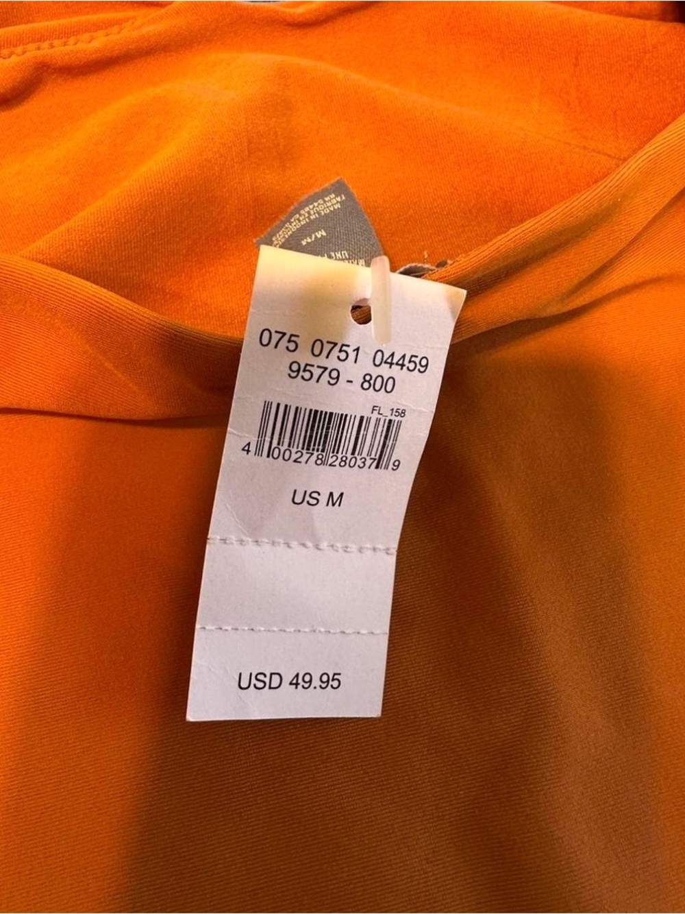 NWT aerie Tie Halter Plunge Neck Orange Size Medium One Piece Swimsuit Womens - Picture 6 of 7